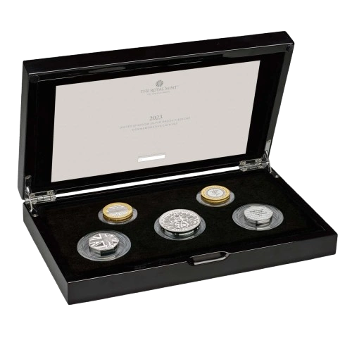 The 2023 United Kingdom Silver Proof Piedfort Commemorative Coin Set
