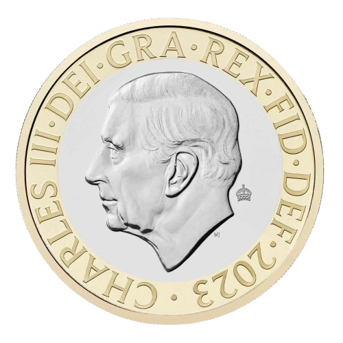 2023 2-pound King Charles III Obverse
