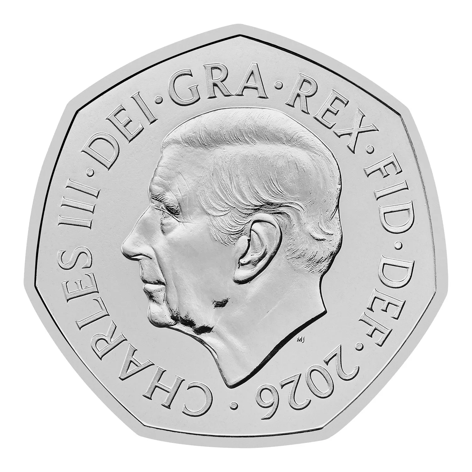2026 50p King Charles III Obverse