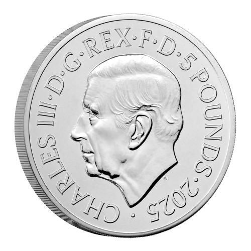 150 Years Liberty London Obverse - 2025 UK £5 Coin Head Side