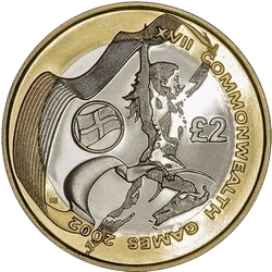 Commonwealth Games - England £2 Coin