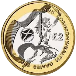 Commonwealth Games - Scotland £2 Coin