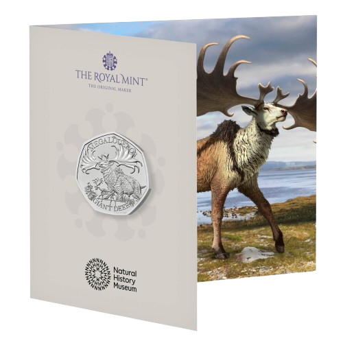 Giant Deer 50p Packaging - 2024 UK 50p Coin Presentation Pack