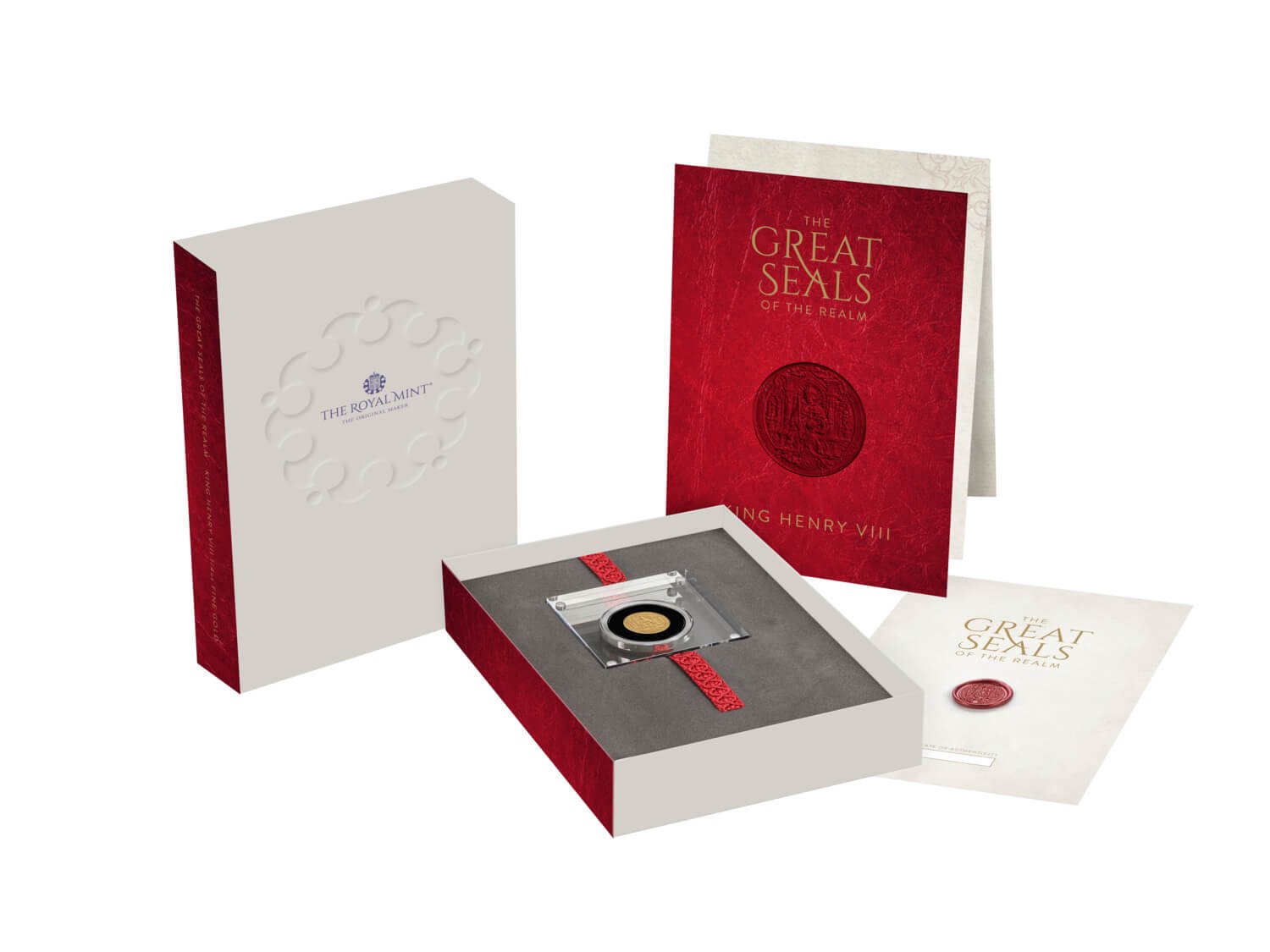 The Great Seals of the Realm - King Henry VIII - 1/4oz Fine Gold