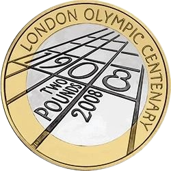 London Olympic Centenary £2 Coin