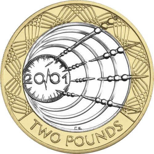 Marconi Wireless Transmission £2 Coin BU