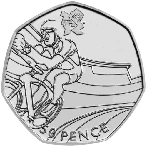 Olympic Cycling 50p