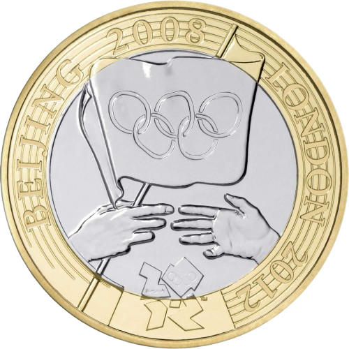 Olympic Games Beijing Handover to London £2 Coin