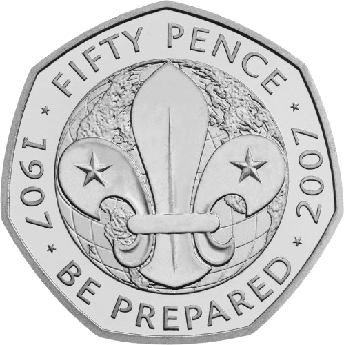 Scouts 100th Anniversary 50p