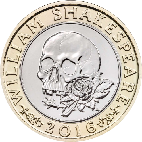 Shakespeare Tragedies £2 Coin