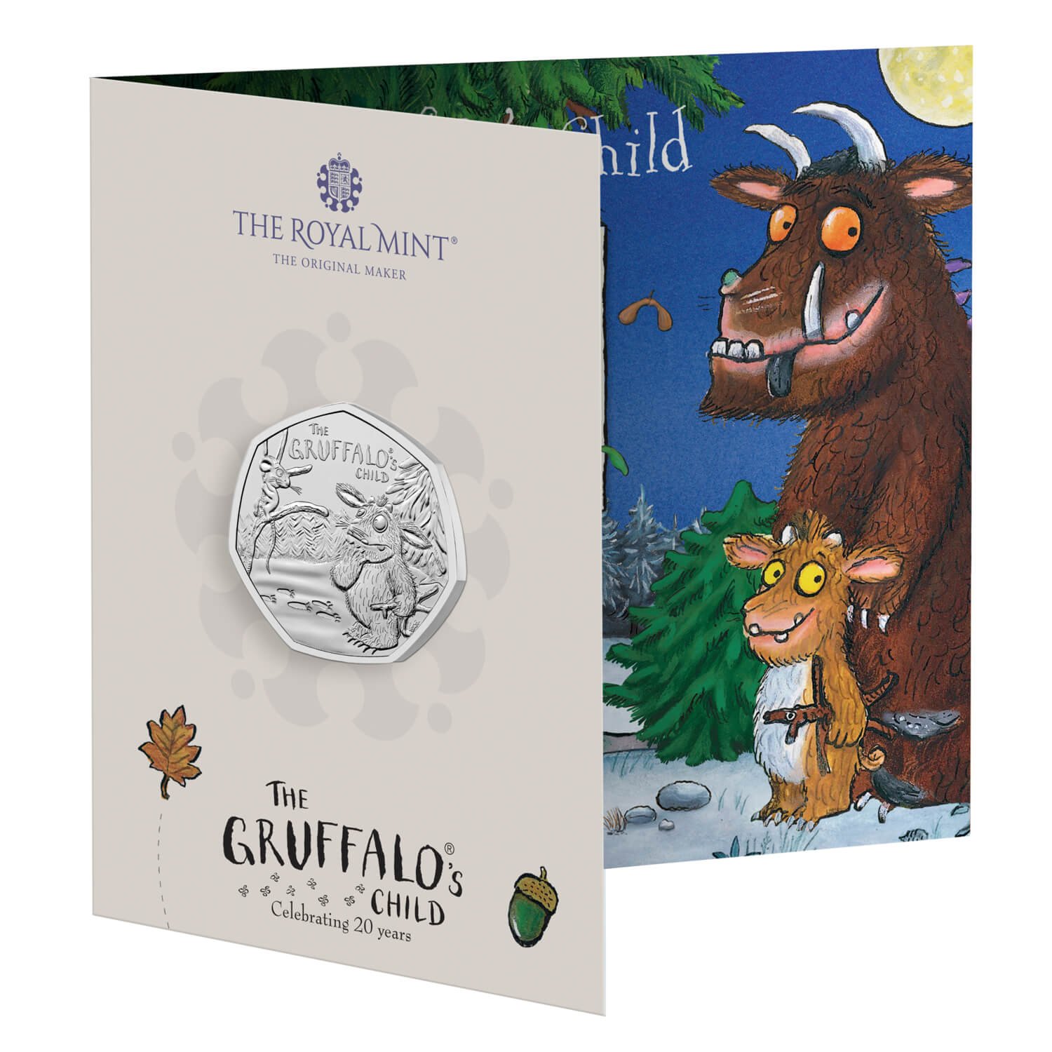 The Gruffalo's Child 2024 UK 50p Brilliant Uncirculated Coin