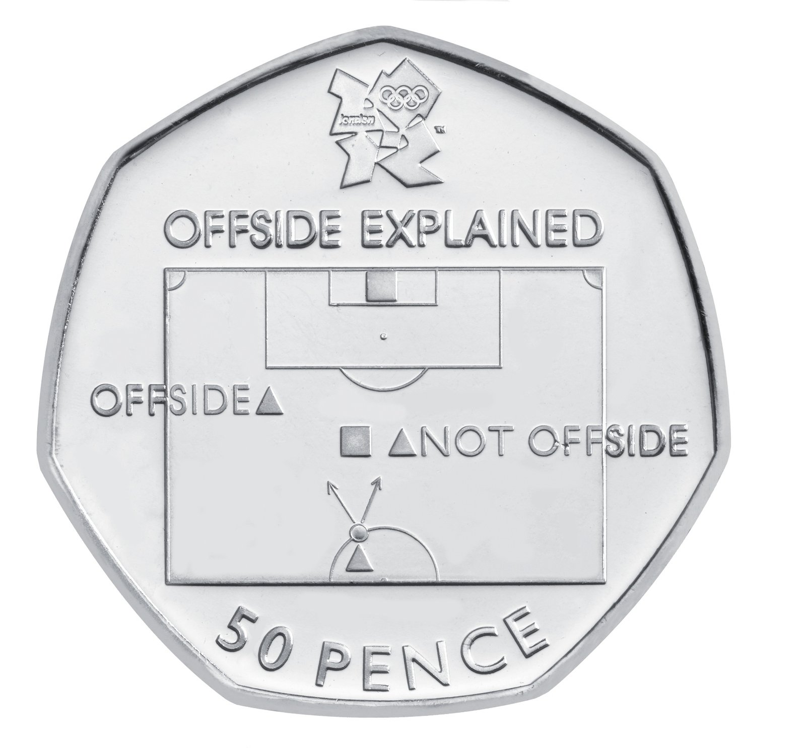 2011 Olympic Football 50p Coin