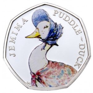 Jemima Puddle-Duck 50p Silver Proof Coin