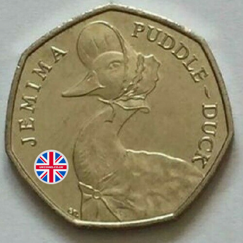 Jemima puddle duck 50p for sale Jemima puddle duck 50p for sale