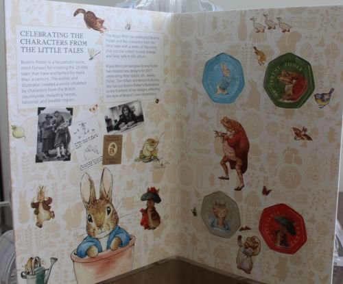 2017 Beatrix Potter 50p Coin Collector Album 2017 Beatrix Potter 50p Coin Collector Album
