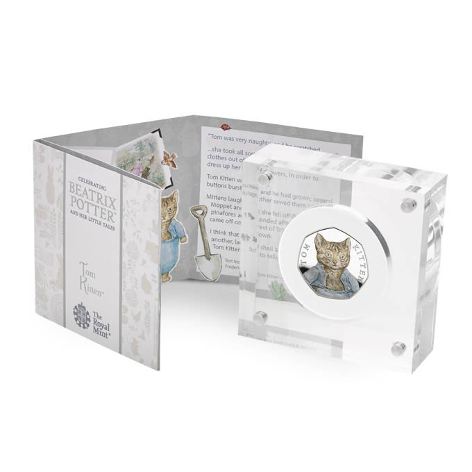 Tom Kitten 50p Silver proof Tom Kitten 50p Silver proof