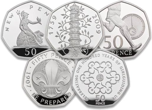 50 Years of the 50 Pence value