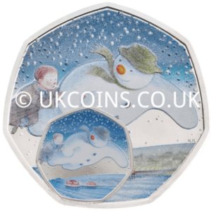 Snowman 50p Error Coin Snowman 50p Error Coin