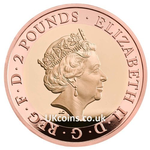 2019 Wedgwood Coin Set 4 Wedgwood Gold Proof Obverse