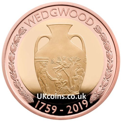 Wedgwood Gold Proof Reverse Wedgwood Gold Proof Reverse
