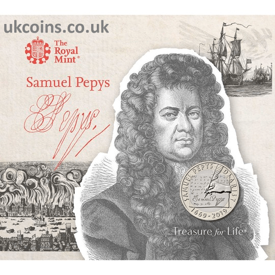 Samuel Pepys BU Coin Pack Samuel Pepys BU Coin Pack