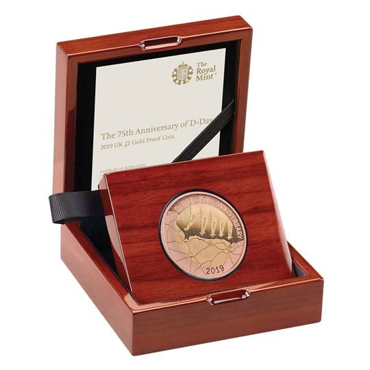 D-Day £2 Gold Proof Coin D-Day £2 Gold Proof Coin