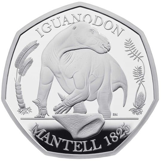 Iguanodon 50 Silver Coin Iguanodon 50 Silver Coin