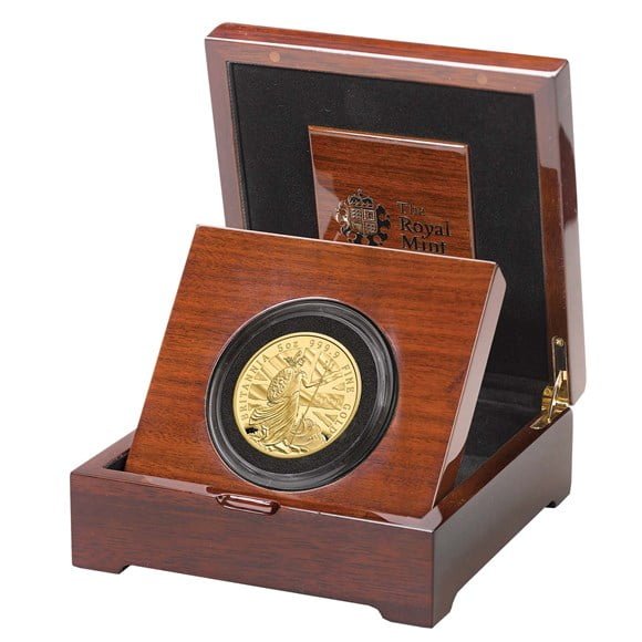 2020 Britannia Five-Ounce Gold Proof Coin Limited Edition 50 2020 Britannia Five-Ounce Gold Proof Coin Limited Edition 50