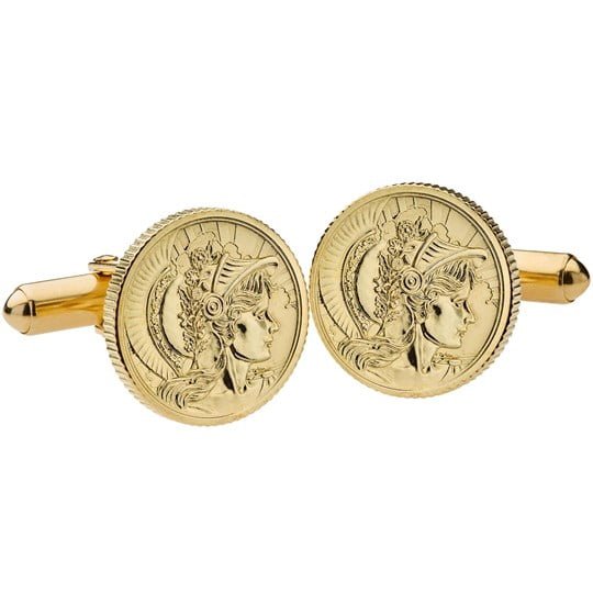 18ct Gold Britannia Cufflinks 18ct Gold Britannia Cufflinks