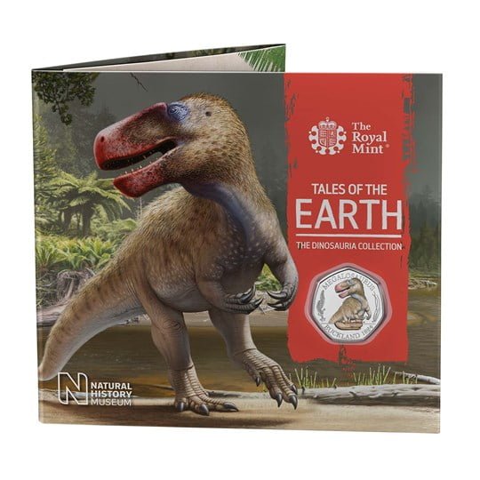 Megalosaurus 50p Brilliant Uncirculated Coloured Coin