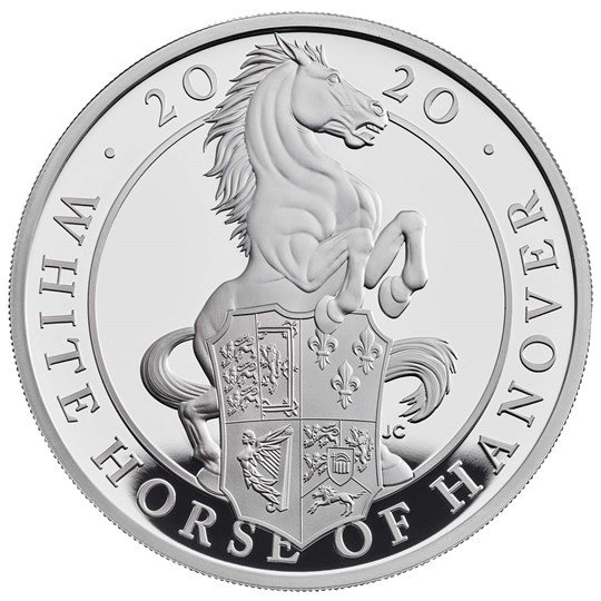 The White Horse of Hanover Silver Proof Coin