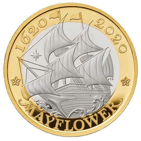 Mayflower Silver Proof Coin