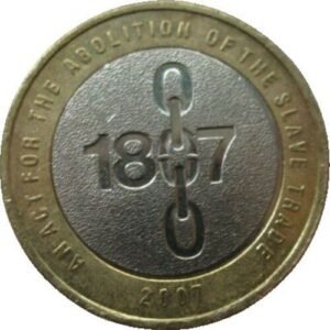 Abolition of the Slave Trade £2 Abolition of the Slave Trade £2 circulated