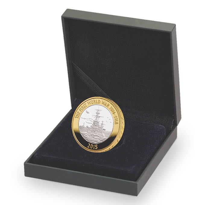 Royal Navy 2015 UK £2 Silver Proof Royal Navy 2015 UK £2 Silver Proof