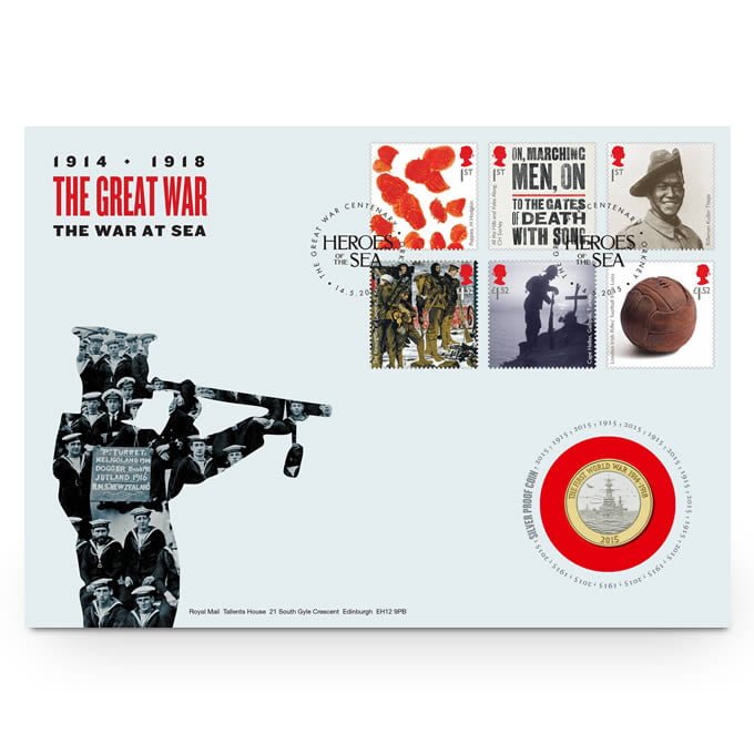 The Great War - Navy - 1915 Coin Cover Standard BU The Great War - Navy - 1915 Coin Cover Standard BU