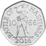 50p Coin Values 25 Battle of Hastings-50p