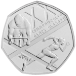 50p Coin Values 31 Glasgow Commonwealth Games 50p