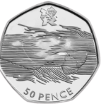 50p Coin Values 34 Olympics Aquatics 50p Error Coin
