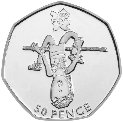 50p Coin Values 47 Olympics Athletics 50p