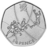 50p Coin Values 48 Olympics Basketball 50p