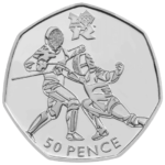 50p Coin Values 37 Olympics Fencing 50p