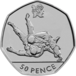 50p Coin Values 64 Olympics Judo 50p