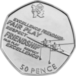 50p Coin Values 59 Olympics Rowing 50p