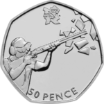 50p Coin Values 52 Olympics Shooting 50p