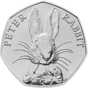 50p Coin Values 27 Peter Rabbit 50p 2016