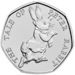 50p Coin Values 19 Peter Rabbit 50p 2017