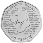 50p Coin Values 9 Sherlock Holmes 50p